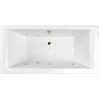 Акриловая ванна Whitecross Savia Duo 170x80 0103.170080.100.RELAX.BR с гидромассажем — фото 1, Ванны