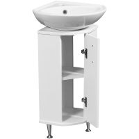 Товар: Тумба под раковину Stella Polar Концепт 30 SP-00000156 угловая Белая - фото 3 Тумба под раковину Stella Polar Концепт 30 SP-00000156 угловая Белая — фото 3, Мебель для ванной