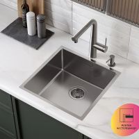 Товар: Кухонная мойка Iddis Prime 44 PRI44S0i77 Сатин - фото 4 Кухонная мойка Iddis Prime 44 PRI44S0i77 Сатин — фото 4, Кухонные мойки