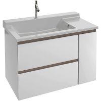 Тумба под раковину Jacob Delafon Soprano 96 EB1334-N18 подвесная Белая — фото 1, Тумбы под раковину