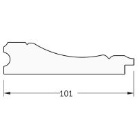 Зеркало Evoform Definite 143х83 BY 3319 в багетной раме - Вензель бронзовый 101 мм — фото 6, Мебель для ванной