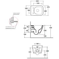 Товар: Унитаз Globo Stone STS07.BI подвесной без сиденья - фото 4 Унитаз Globo Stone STS07.BI подвесной без сиденья — фото 4, Унитазы