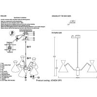 Люстра Crystal Lux Joven SP5 Gold Black Черная Золото — фото 5, Люстры
