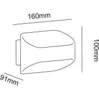 Настенный светильник Crystal Lux CLT 510W WH Белый — фото 3, Светильники