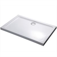 Акриловый поддон для душа Black&White Stellar Wind Slim Line 90x120 0912000 Белый — фото 1, Душевые поддоны