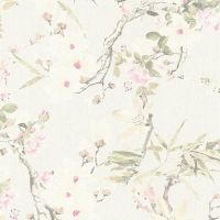 Обои Livingwalls Michalsky 3 36498-1 Винил на флизелине (0,53*10,05) Бежевый/Розовый/Зеленый, Цветы — фото 1, Обои для стен