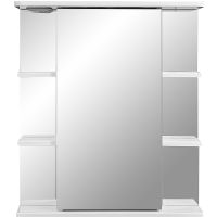 Зеркальный шкаф Stella Polar Концепт Лаура 60/С R SP-00000050 с подсветкой Белый — фото 3, Мебель для ванной