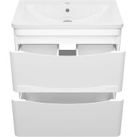 Тумба с раковиной Misty Атлантик 70 УТ000011691 подвесная Белая — фото 3, Мебель для ванной