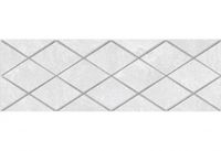 Керамический декор Laparet Alcor Attimo белый 17-05-01-1188-0 20х60 см — фото 1, Керамическая плитка