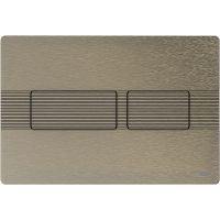 Клавиша смыва Tece Solid 9240437 Никель брашированный — фото 1, Комплектующие для душевого оборудования