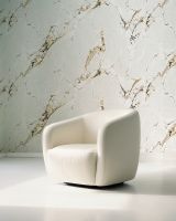 Обои Wiganford by Solo Lunman ER1701 Винил на флизелине (1,06*10,05) Бежевый/Серый/Золото, Мрамор — фото 2, Обои для стен