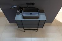 Тумба под раковину Allen Brau Reality 70 1.32004.AM подвесная Антрацит матовый — фото 60, Тумбы под раковину