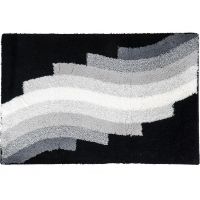 Коврик для ванной комнаты Ridder Streak 90х60 7107310 Черный — фото 1, Коврики для ванной комнаты