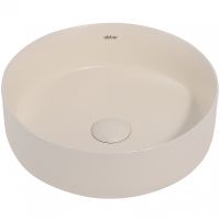 Раковина-чаша Abber Bequem 36 AC2108MBE Светло-бежевая матовая — фото 1, Раковины накладные