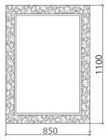 Зеркало Boheme Armadi Art Rose 85 548 Золото — фото 6, Мебель для ванной