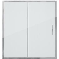 Шторка на ванну Grossman GR-150/2 150 Хром — фото 2, Шторки для ванной раздвижные