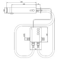 Смеситель для раковины Nofer 07361M.B Хром — фото 2, Смесители
