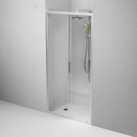 Душевая дверь AM.PM Gem Solo 110 W90G-110-1-195MT профиль Хром матовый стекло прозрачное — фото 5, Раздвижные душевые двери