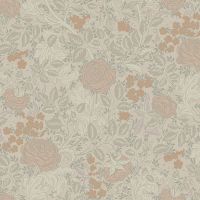 Обои LOYMINA British Style Garden Винил на флизелине (1*10,05) Оранжевый/Бежевый/Зеленый, Цветы/Листья арт-BRIT12 005 — фото 1, Обои для стен