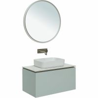 Тумба под раковину Allen Brau Infinity 85 1.21002.PWM подвесная Папирус матовый — фото 8, Тумбы под раковину