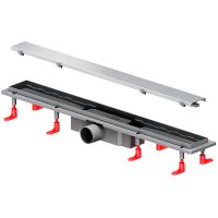 Душевой лоток AM.PM PrimeFlow 70 W02SC-U11-070-04SB с решеткой Хром матовый / под плитку Tile — фото 4, Душевые лотки