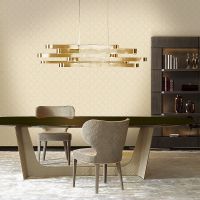 Обои Decori-Decori Bukhara 82769 Винил на флизелине (1,06*10,05) Белый, Орнамент — фото 2, Обои для стен