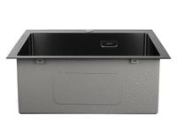 Кухонная мойка Kaiser 54 KSM-5455 Вороненая сталь — фото 4, Кухонные мойки