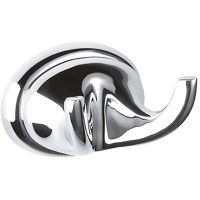 Двойной крючок Remer 900 NV50CR Хром — фото 1, Крючки для полотенец