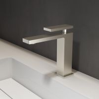 Смеситель для раковины Vincea Dice VBF-2DS1BN Брашированный никель — фото 2, Смесители