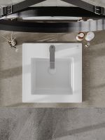 Раковина Orange 41 B03-410W Белая — фото 4, Раковины встраиваемые сверху