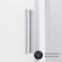 Душевой уголок AM.PM Gem 90х90 W90G-404-090MT профиль Серебро матовое стекло прозрачное — фото 9, Квадратные душевые уголки