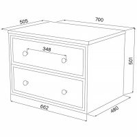 Товар: Тумба под раковину Iddis Torr 70 TOR70DVi95K подвесная Темно-серая - фото 7 Тумба под раковину Iddis Torr 70 TOR70DVi95K подвесная Темно-серая — фото 7, Мебель для ванной