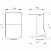 Сушилка для рук Nofer Fusion 01871.N Черная — фото 3, Сушилки для рук