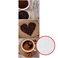 Фотообои для кухни Divino B-032 Фактура фреска Винил на флизелине (1*2,7) Бежевый/Коричневый, Кофе — фото 1, Обои для стен