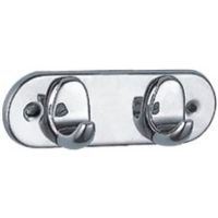 Двойной крючок Haiba HB1505-2 Хром — фото 1, Крючки для полотенец