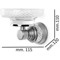 Мыльница Boheme Aura 10243-G Золото — фото 2, Мыльницы