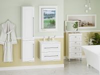 Тумба с раковиной Misty Марта 70 УТ000013429 подвесная Белая — фото 8, Мебель для ванной