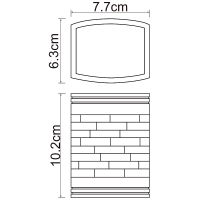 Стакан для зубных щеток WasserKRAFT Main K-4728 Белый матовый — фото 5, Мыльницы
