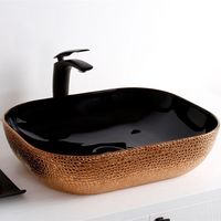 Товар: Раковина-чаша CeramaLux 50 D1302H024 Медь Черная - фото 2 Раковина-чаша CeramaLux 50 D1302H024 Медь Черная — фото 2, Раковины