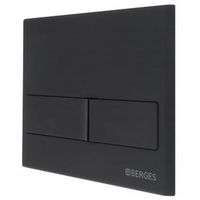 Клавиша смыва Berges Novum L5 040015 Черная — фото 2, Комплектующие для душевого оборудования