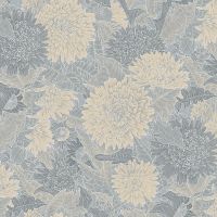 Обои Milassa Микадо KTS6 006 Флизелин (1*10,05) Серый, Цветы — фото 1, Обои для стен