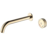 Смеситель для раковины Boheme Tech 158/2-G Золото — фото 1, Смесители