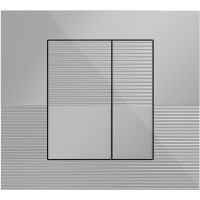 Клавиша смыва Grossman Pragma 800.T1.03.100.100 Хром глянцевый — фото 1, Комплектующие для душевого оборудования