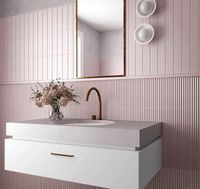 Товар: Керамическая плитка Equipe Costa Nova Onda Pink Stony Matt 28531 настенная 5х20 см - фото 2 Керамическая плитка Equipe Costa Nova Onda Pink Stony Matt 28531 настенная 5х20 см — фото 2, Керамическая плитка