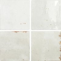 Керамическая плитка DNA Tiles Enamel Square White 123075 настенная 12,5х12,5 см — фото 1, Керамическая плитка