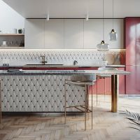 Керамическая вставка Petracers Capitonne Tassello Bombato Blu C TB 11 2х2 см — фото 2, Керамическая плитка