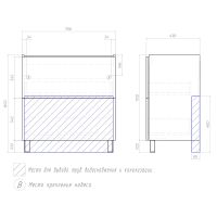 Тумба под раковину Vigo Otti 80 tn.OTT.COM.80.2Y Белая — фото 10, Тумбы под раковину