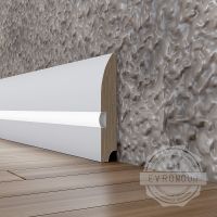 Плинтус Evrowood PN 080 led 2000x95x16 мм — фото 2, Плинтуса напольные