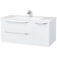 Тумба под раковину Bellezza Луиджи 100 4639217270010 подвесная Белая — фото 1, Тумбы под раковину