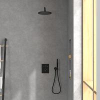 Верхний душ Villeroy&Boch TVC000001000K5 Черный матовый — фото 5, Верхние души